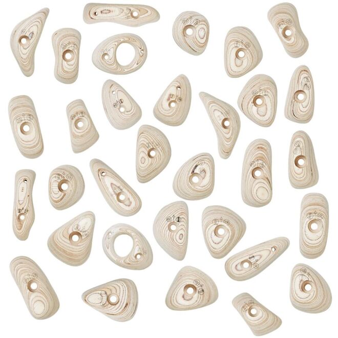 Moon Wood Holds Set A 32 prises d'escalade