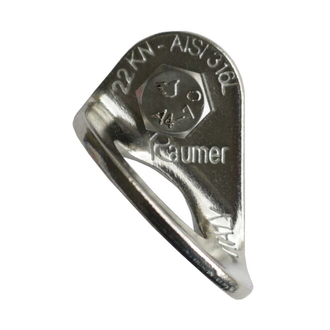 Raumer Placchetta inox Minox Ø 8 mm con vis écrou hexagonal M8x16mm