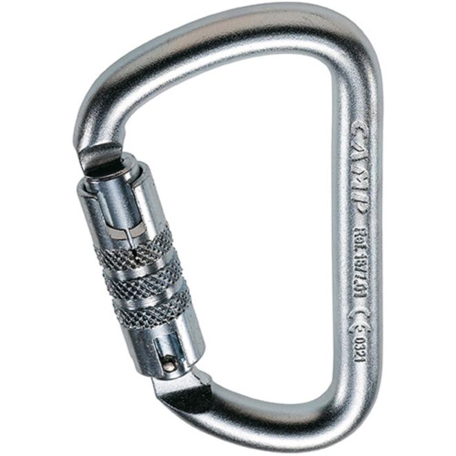 CAMP D Pro 2Lock mousqueton à double mouvement pour travaux en hauteur