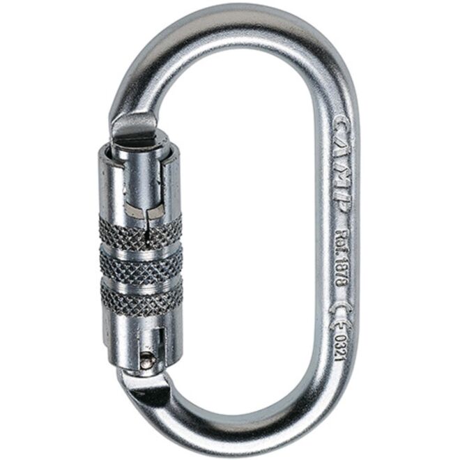 CAMP Oval Pro 2Lock mousqueton à double mouvement pour travaux en hauteur