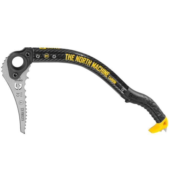 Grivel The North Machine Carbon avec Katana Ice piolet marteau alpinisme technique