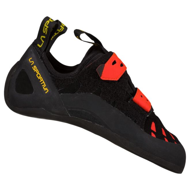 La Sportiva Tarantula Black/Poppy chaussons d'escalade