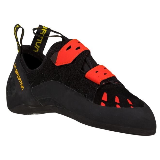 La Sportiva Tarantula Black/Poppy chaussons d'escalade