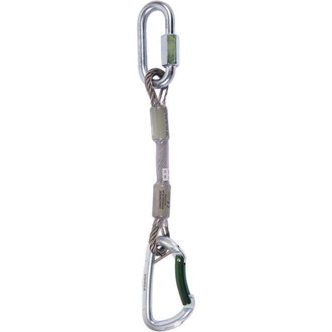CAMP Gym Safe Cable Express Stainless mousqueton rapide d'escalade