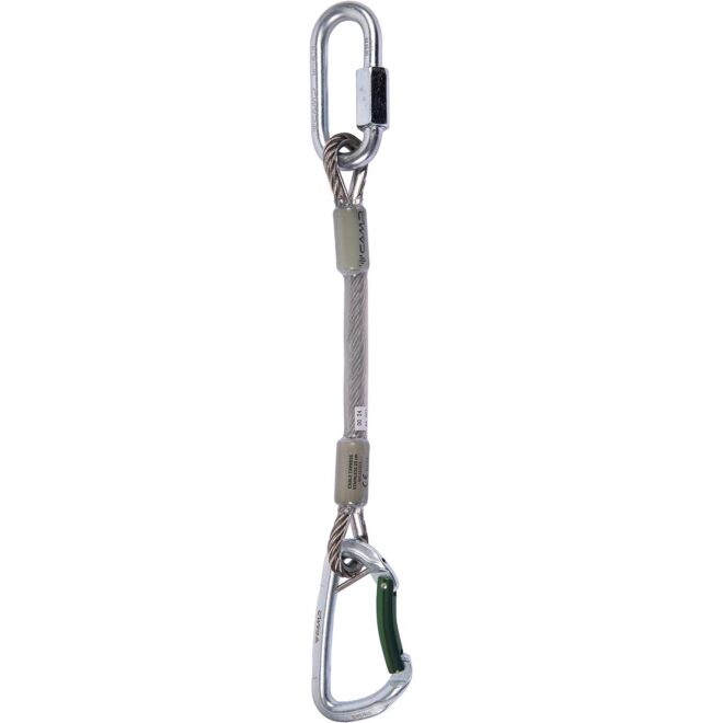 CAMP Gym Safe Cable Express Stainless mousqueton rapide d'escalade