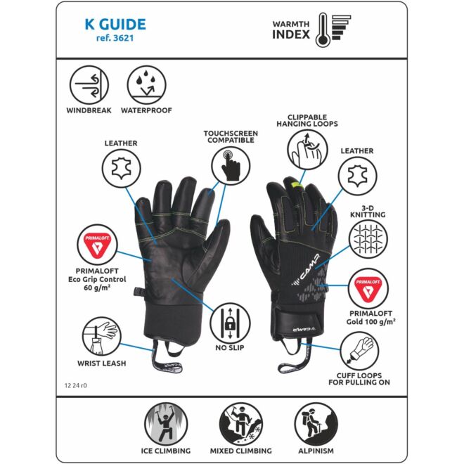 CAMP K Guide gants d'alpinisme