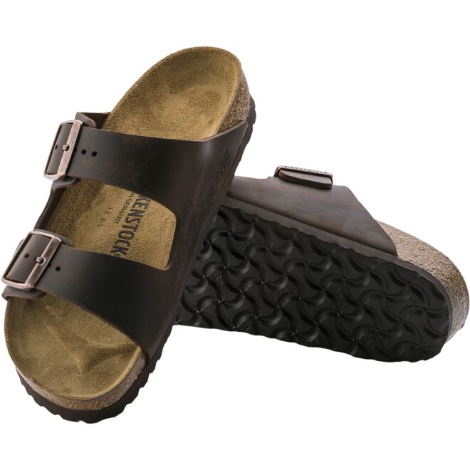 Birkenstock Arizona Natural Oiled Leather sandales