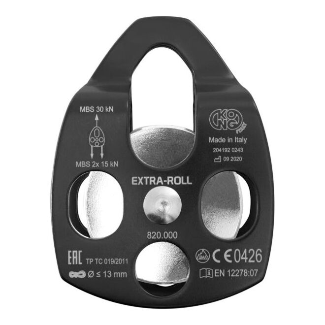 Kong Extra Roll poulie de travail en hauteur secours