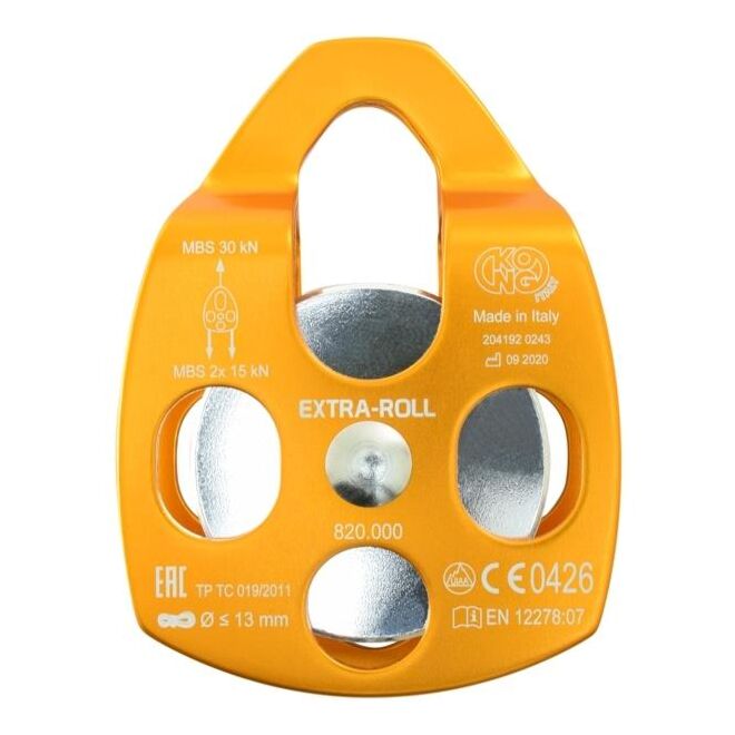 Kong Extra Roll poulie de travail en hauteur secours
