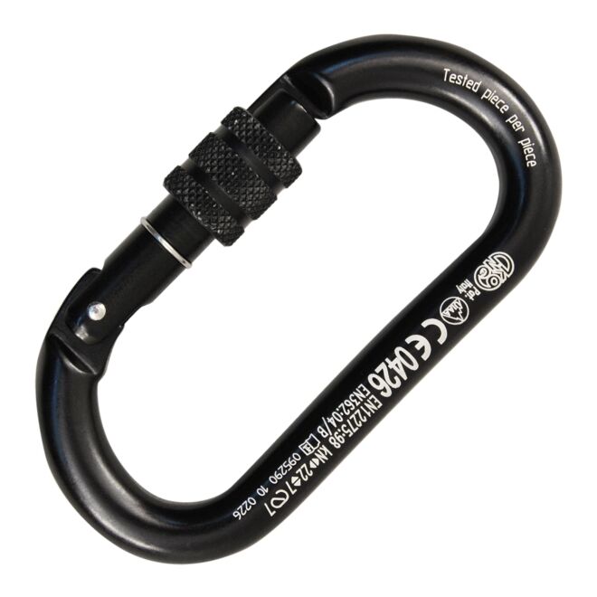 Kong Oval Alu Classic Screw Sleeve mousqueton ovale speleo