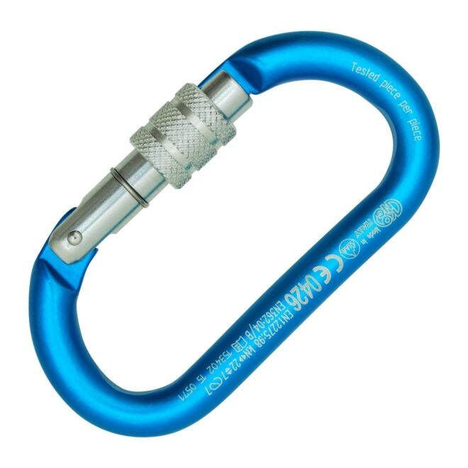 Kong Oval Alu Classic Screw Sleeve mousqueton ovale speleo