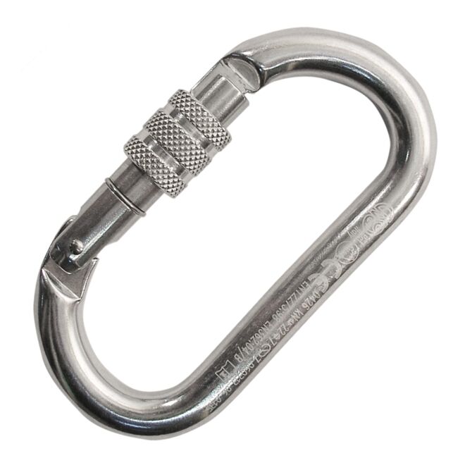 Kong Oval Alu Classic Screw Sleeve mousqueton ovale speleo