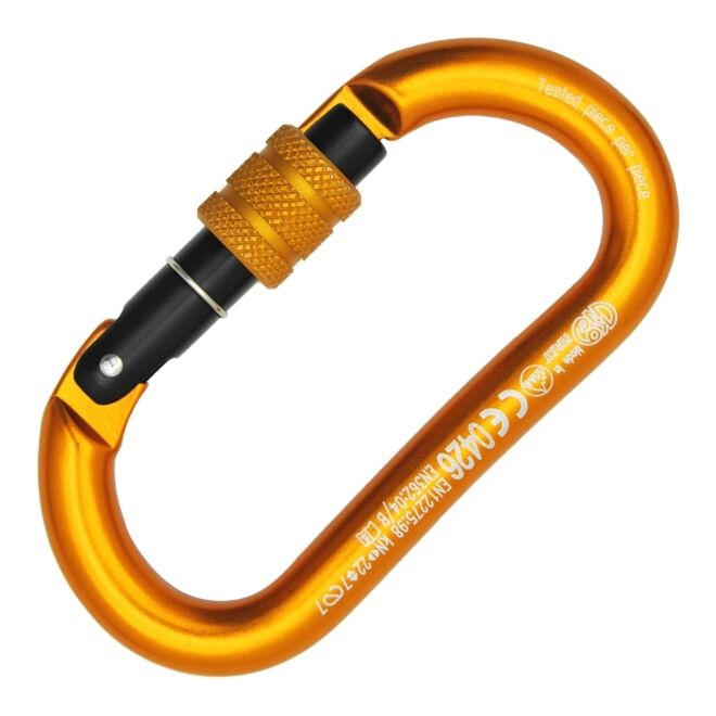Kong Oval Alu Classic Screw Sleeve mousqueton ovale speleo