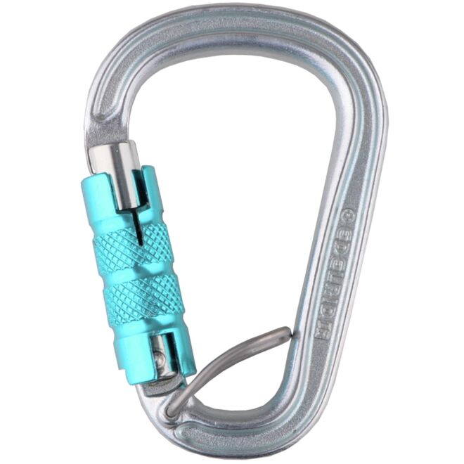 Edelrid HMS Bruce Steel Triple FG II mousqueton triple mouvement escalade