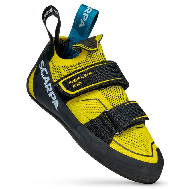 SCARPA Reflex/Y Jaune/Noir chaussons d'escalade enfant