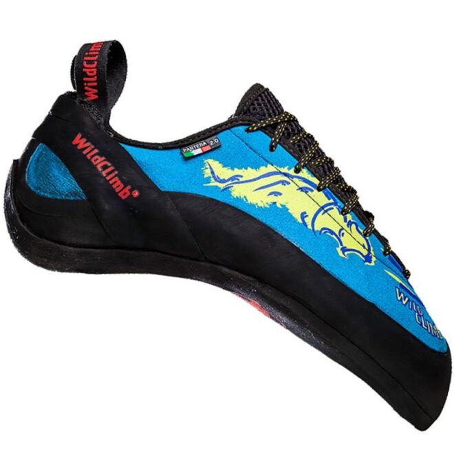 Wild Climb Pantera 2.0 bleu lacets chaussons d'escalade