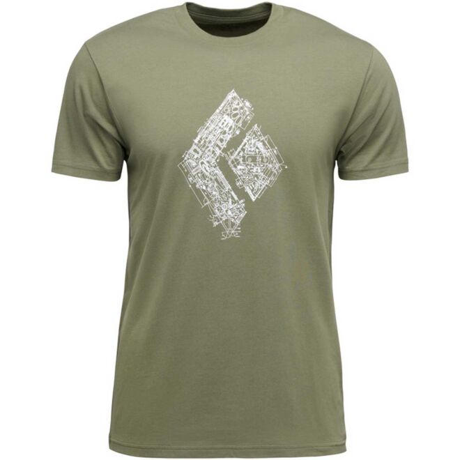 Black Diamond Engineered Diamond t-shirt homme