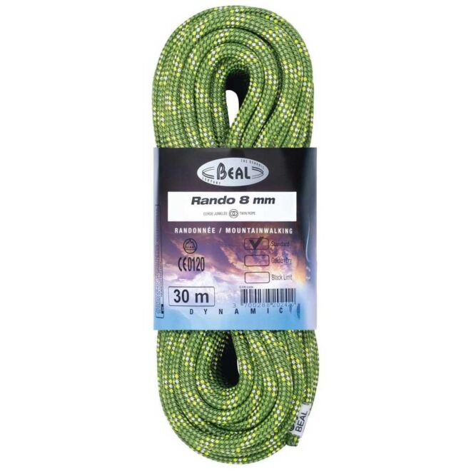 Beal Rando 8 mm classic corde jumelée escalade