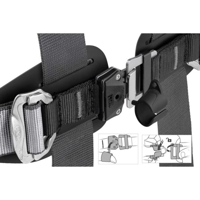 Petzl Swan Easyfit Stainless harnais intégral pour parcs aventure