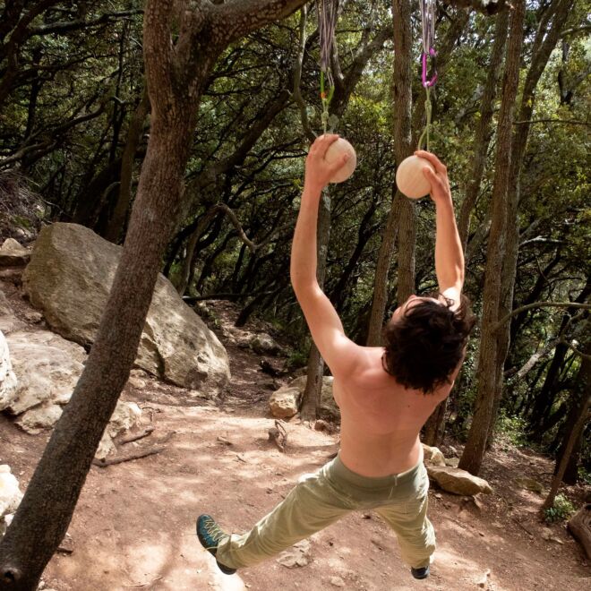 YY Vertical Climbing Balls couple de sphères d'entraînement à l'escalade