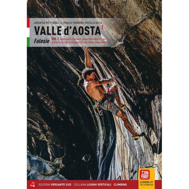 Versante Sud Valle D'Aosta Falesie climbing guide