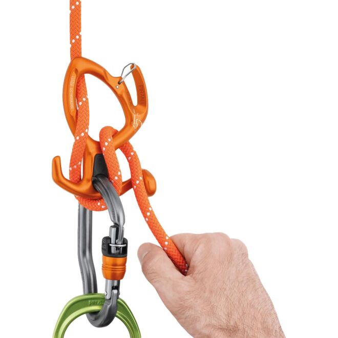 Petzl Pirana guide descendeur canyoning