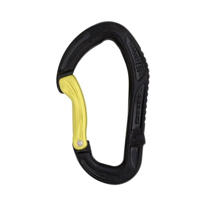 DMM Alpha Steel mousqueton d'escalade à levier courbe
