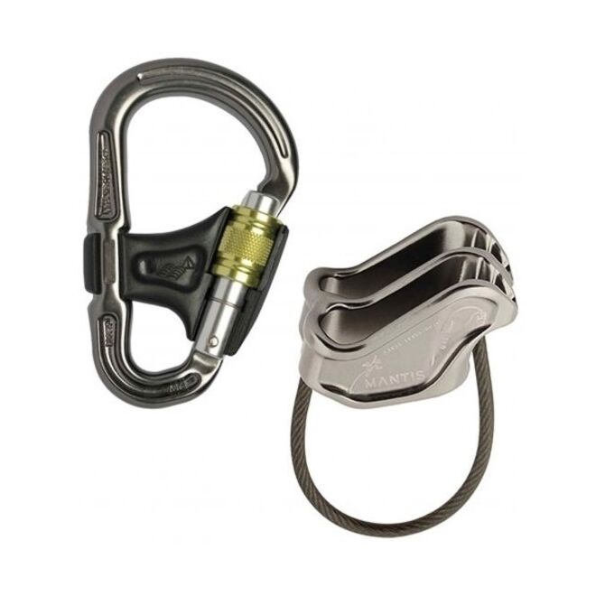 DMM Mantis Belay Master 2 Set assureur + mousqueton escalade