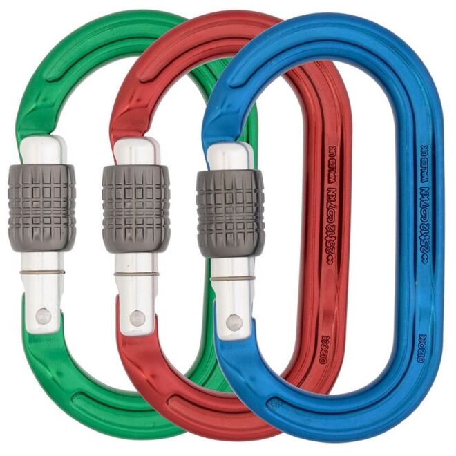 DMM Ultra O Screwgate Colour 3 Pack mousqueton à vis escalade