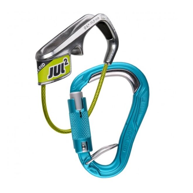 Edelrid Jul 2 Belay Kit Bulletproof Triple appareil d'assurage + mousqueton d'escalade