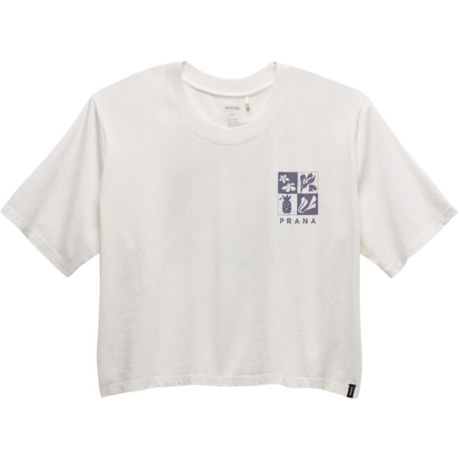 Prana Everyday Hanalei Checks Crop t-shirt femme