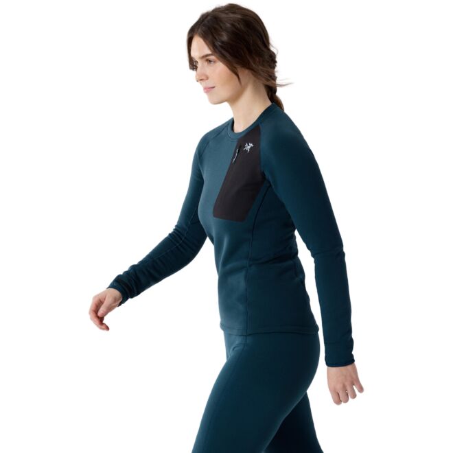 Arc'teryx Kyanite Baselayer Crew Neck W t-shirt thermique à manches longues femme