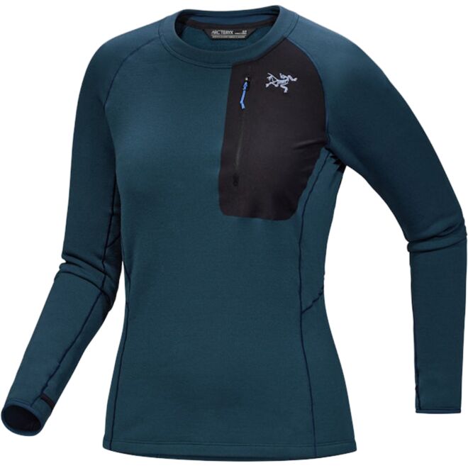 Arc'teryx Kyanite Baselayer Crew Neck W t-shirt thermique à manches longues femme