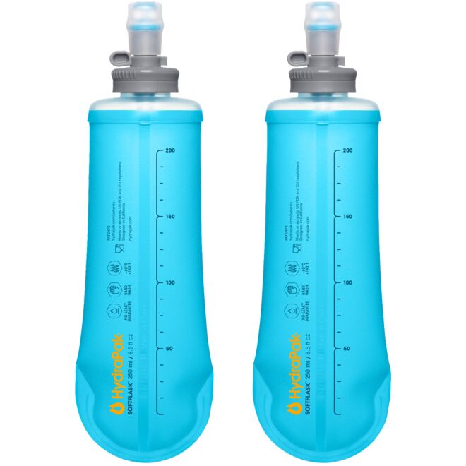HydraPak SoftFlask 250 ml 2-Pack bouteilles souples réutilisables
