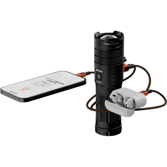 Xtorm Flashlight Powerbank - 10500 mAh lampe torche chargeur