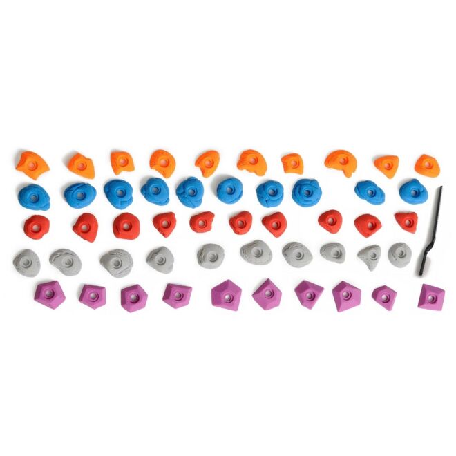 Volx Holds LIGNE PRISM Footswitch 50 prises d'escalade