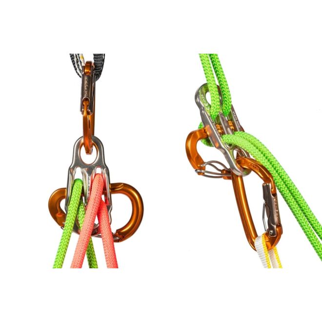 Grivel Scream descendeur piastrina d'escalade