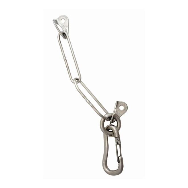 Raumer Gruppo Sosta inox 2 Rock 12 mm + 1 Chaîne + 1 Anneau + 1 Mousqueton