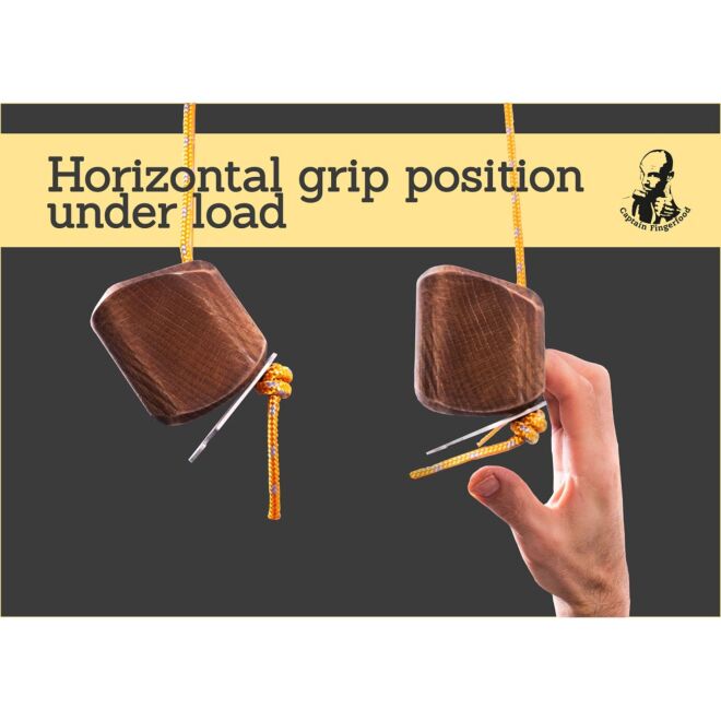 Captain Fingerfood Hangboard 180° poutre d'escalade portable