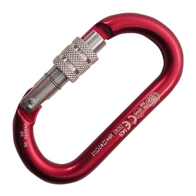 Kong Oval Alu Classic Screw Sleeve mousqueton ovale speleo
