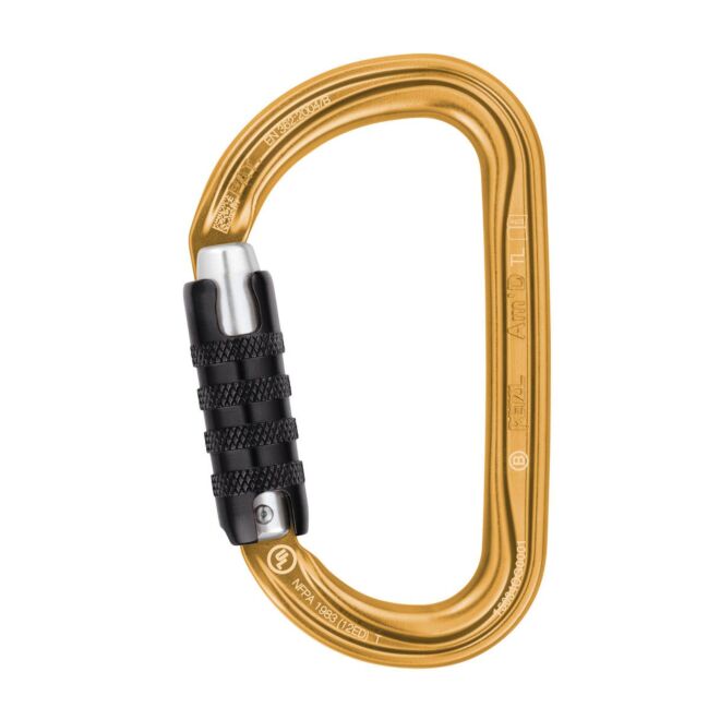 Petzl Am'D Triact Lock mousqueton à triple mouvement escalade