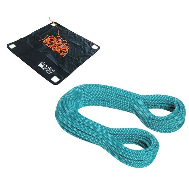Oliunìd Kit 9.5 Flash + toile de transport de corde Golden Rock Rope Tarp