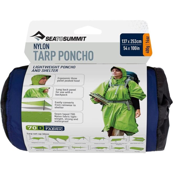 Sea To Summit Nylon Tarp Poncho poncho imperméable