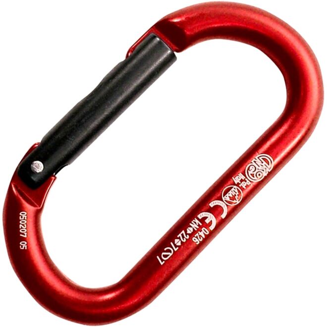 Kong Oval Alu Straight Gate mousqueton d'escalade ovale