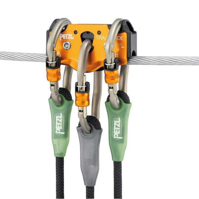 Petzl Trac Guide poulie double escalade