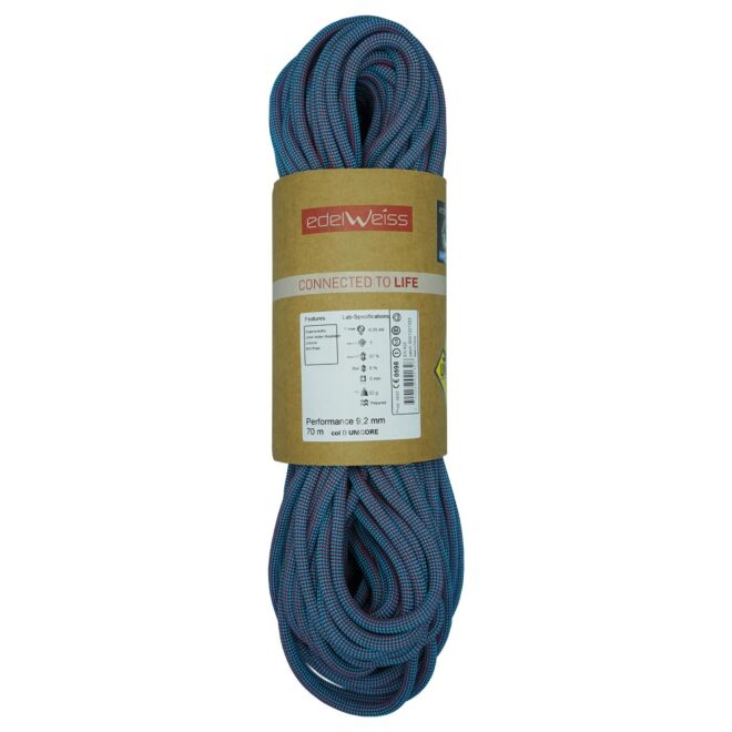 Edelweiss Performance 9.2 mm Supereverdry Unicore corde d'escalade