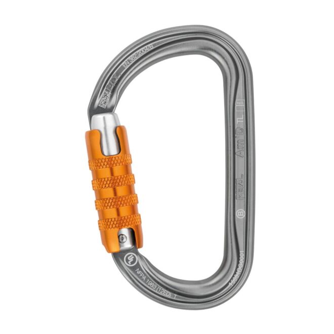 Petzl Am'D Triact Lock mousqueton à triple mouvement escalade
