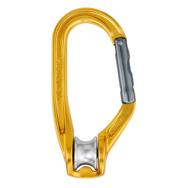 Petzl Rollclip A poulie mousqueton à levier droit pour travaux en hauteur