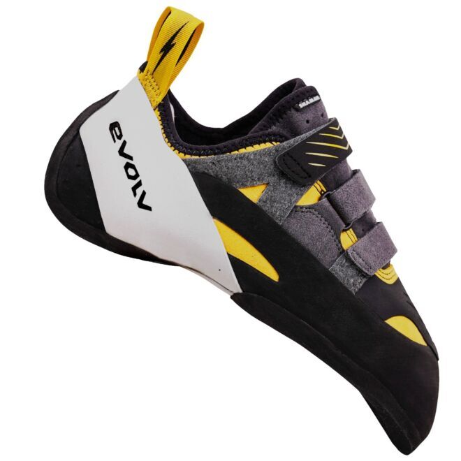 Evolv Shaman Gold/Gray/White chaussons d'escalade