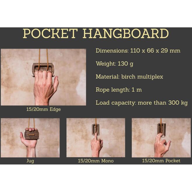 Captain Fingerfood Pocket planche d'entraînement portable